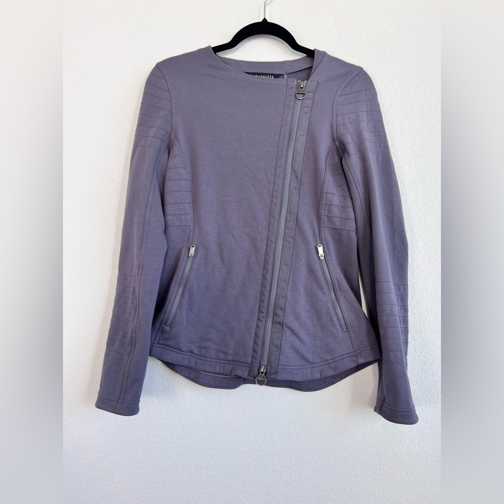 Athleta Women's Purple Moto Jacket Size Small